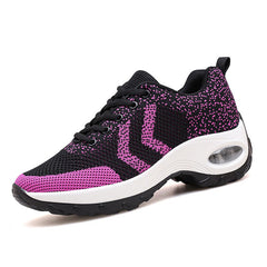 Air Cushion Heightening Shoes Women Breathable Dancing Shoes Outdoor Sports Shoes