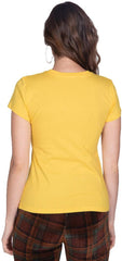 Women's Pure Cotton Printed T-Shirt