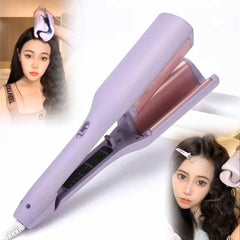 French Egg Curling Iron, Egg-Roll Hairstyle Water Ripple V-Shaped, Fast Heating