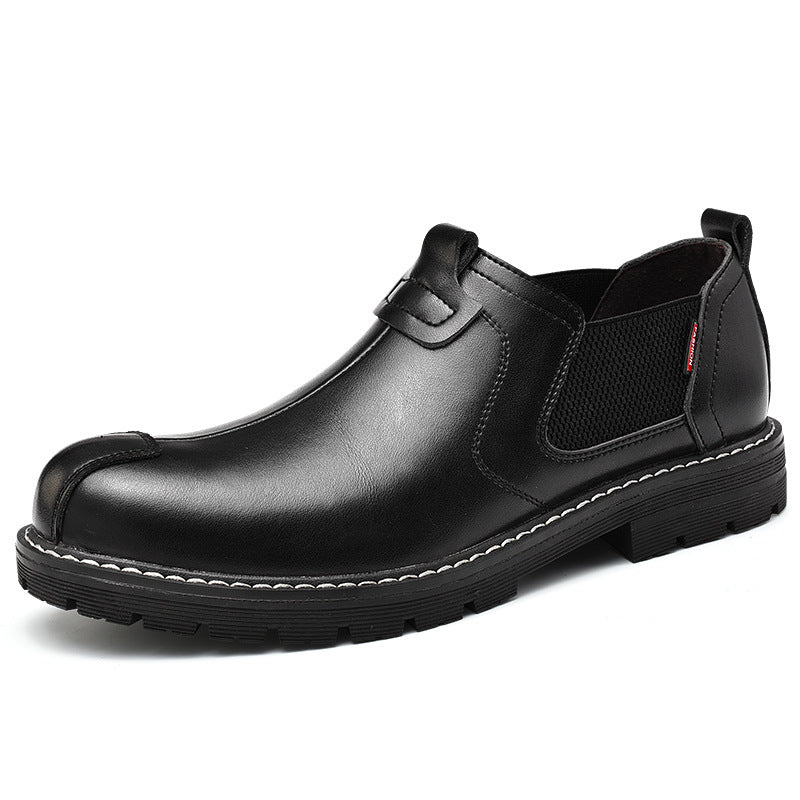 Casual leather shoes men loafers