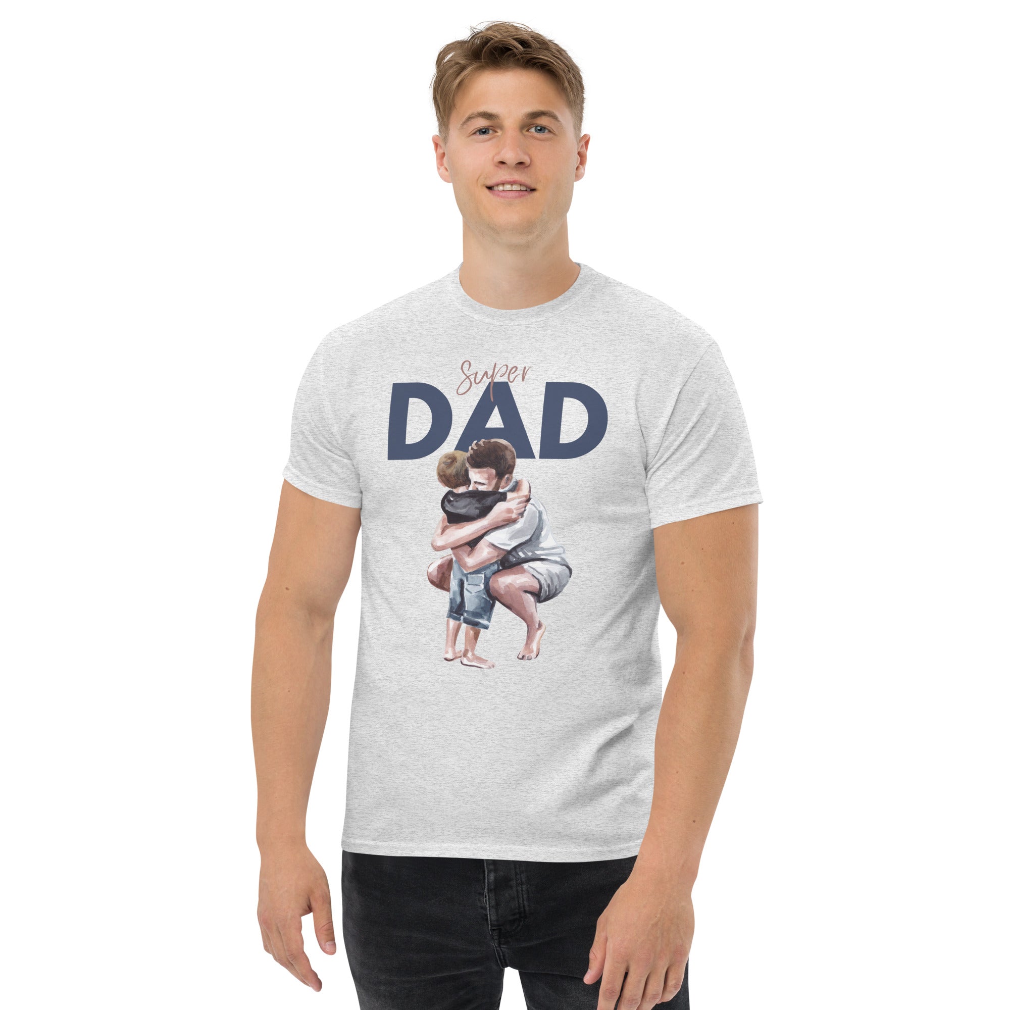 Super Dad T-Shirt - 100% Cotton, Perfect Gift for Father's Day