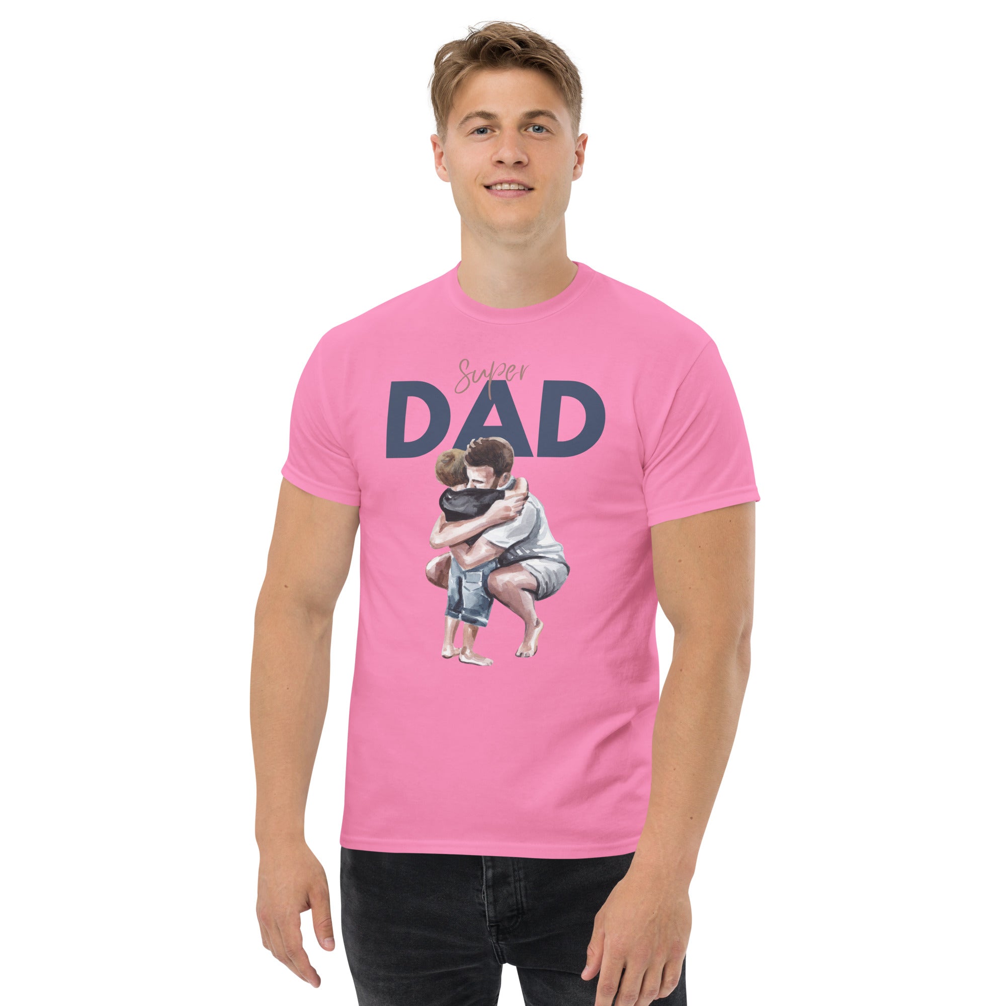 Super Dad T-Shirt - 100% Cotton, Perfect Gift for Father's Day