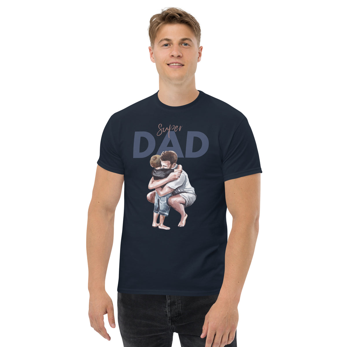 Super Dad T-Shirt - 100% Cotton, Perfect Gift for Father's Day