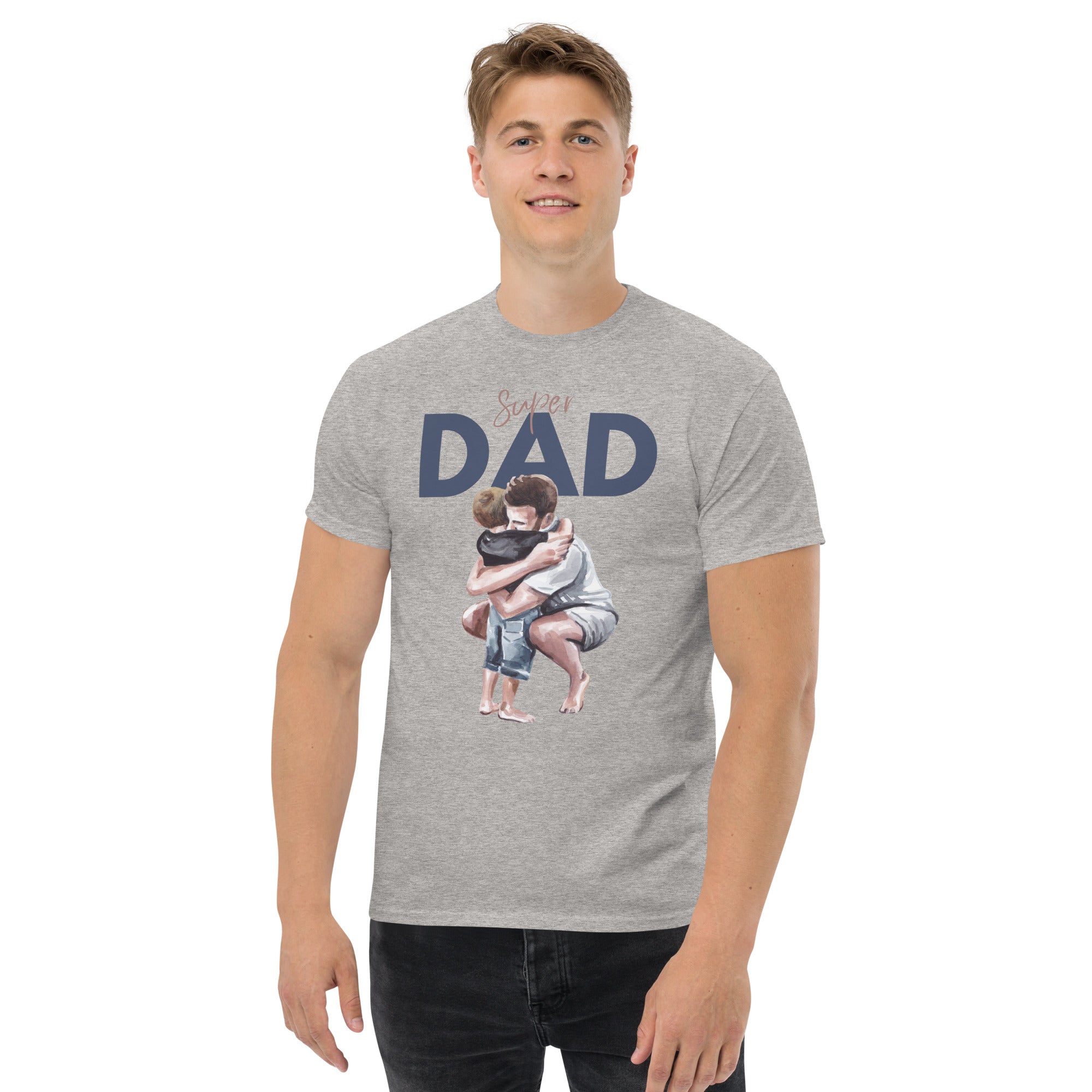 Super Dad T-Shirt - 100% Cotton, Perfect Gift for Father's Day