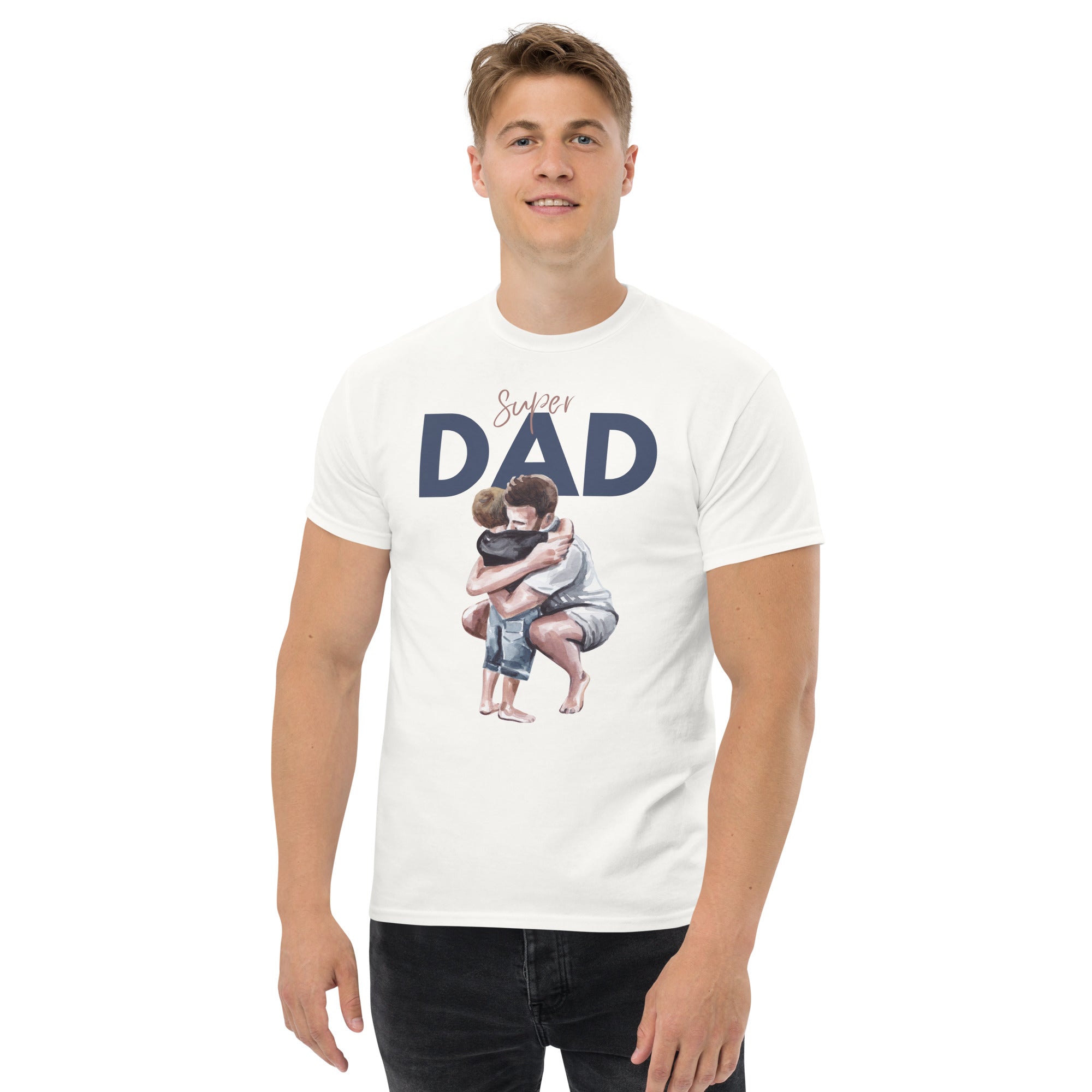 Super Dad T-Shirt - 100% Cotton, Perfect Gift for Father's Day