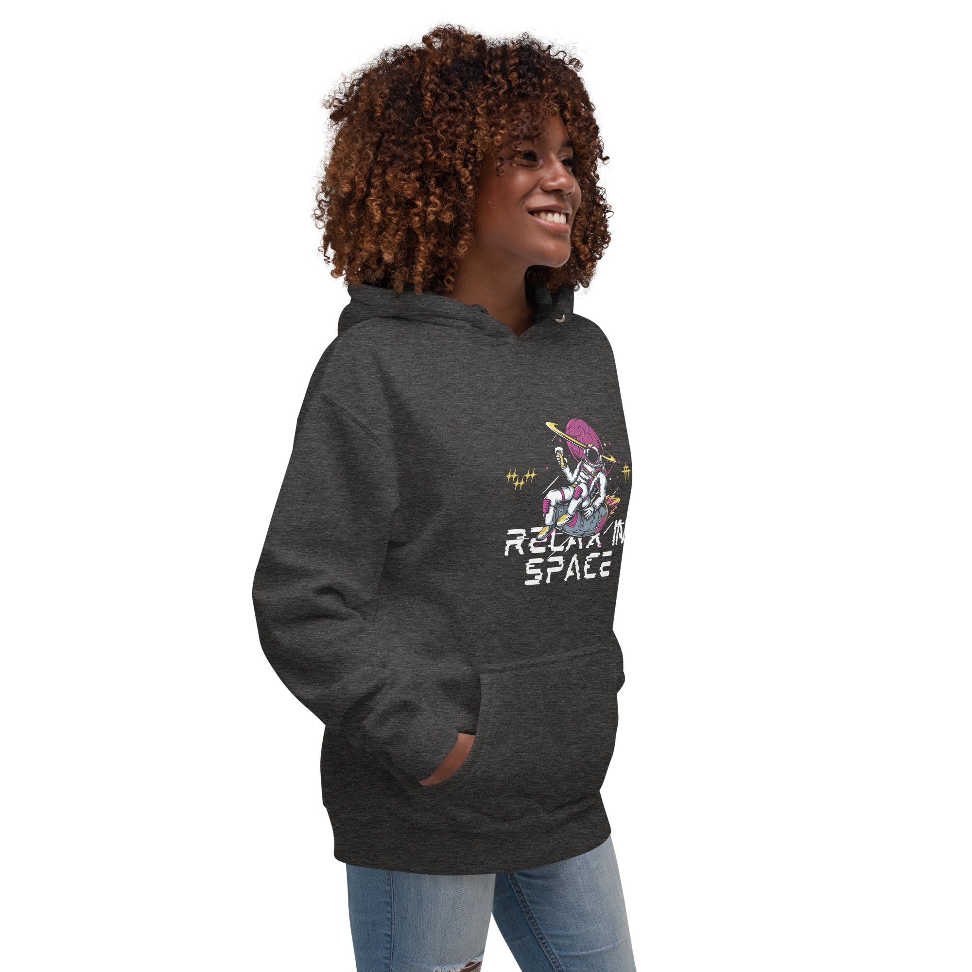 Relax in Space Women’s Hoodies: Cozy & Stylish Space-Themed Designs