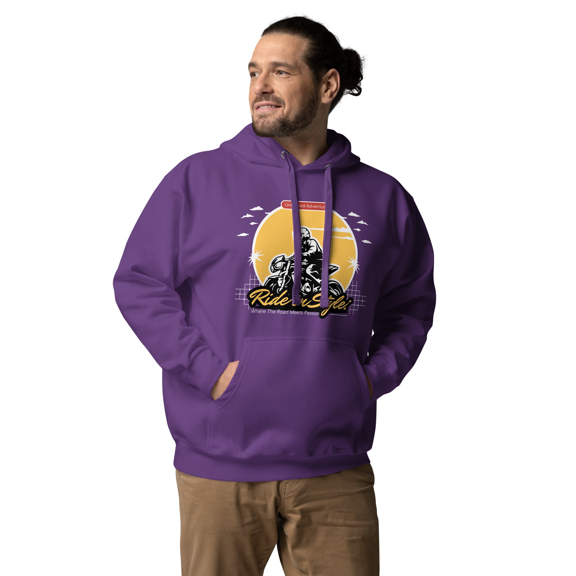 Ride in Style Men’s Hoodies: Trendy & Comfortable